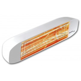 Chauffage électrique radiant lampe infrarouge IRC HELIOSA 11 - 1500 WATTS IPX5 Blanc
