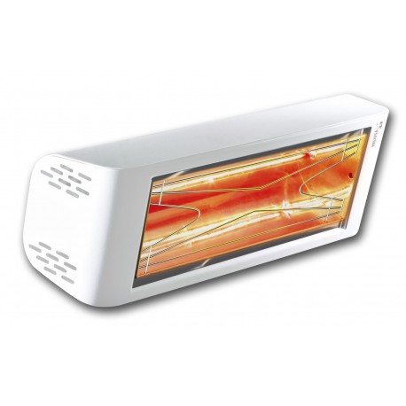 Chauffage électrique radiant lampe infrarouge IRC HELIOSA 44 - 1500 WATTS IPX5 Blanc