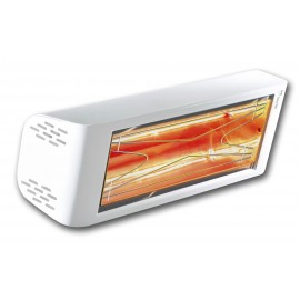 Chauffage électrique radiant lampe infrarouge IRC HELIOSA 44 - 2000 WATTS IPX5 Blanc