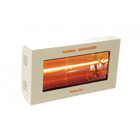 Chauffage électrique radiant lampe infrarouge IRC VARMA 400 - 1500 WATTS IPX5 Crème