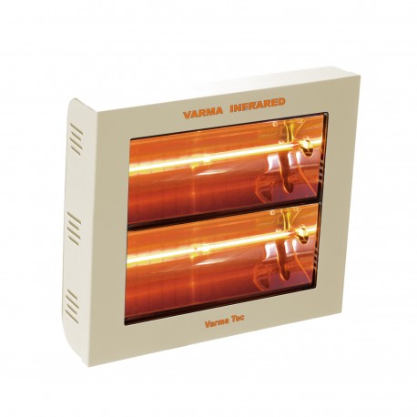 Chauffage électrique radiant lampe infrarouge IRC VARMA 400/2V - 4000 WATTS IPX5 Crème