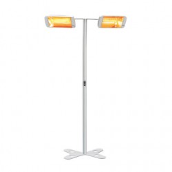 Chauffage électrique radiant lampe infrarouge IRC HELIOSA TOWER - 4000 WATTS IPX5